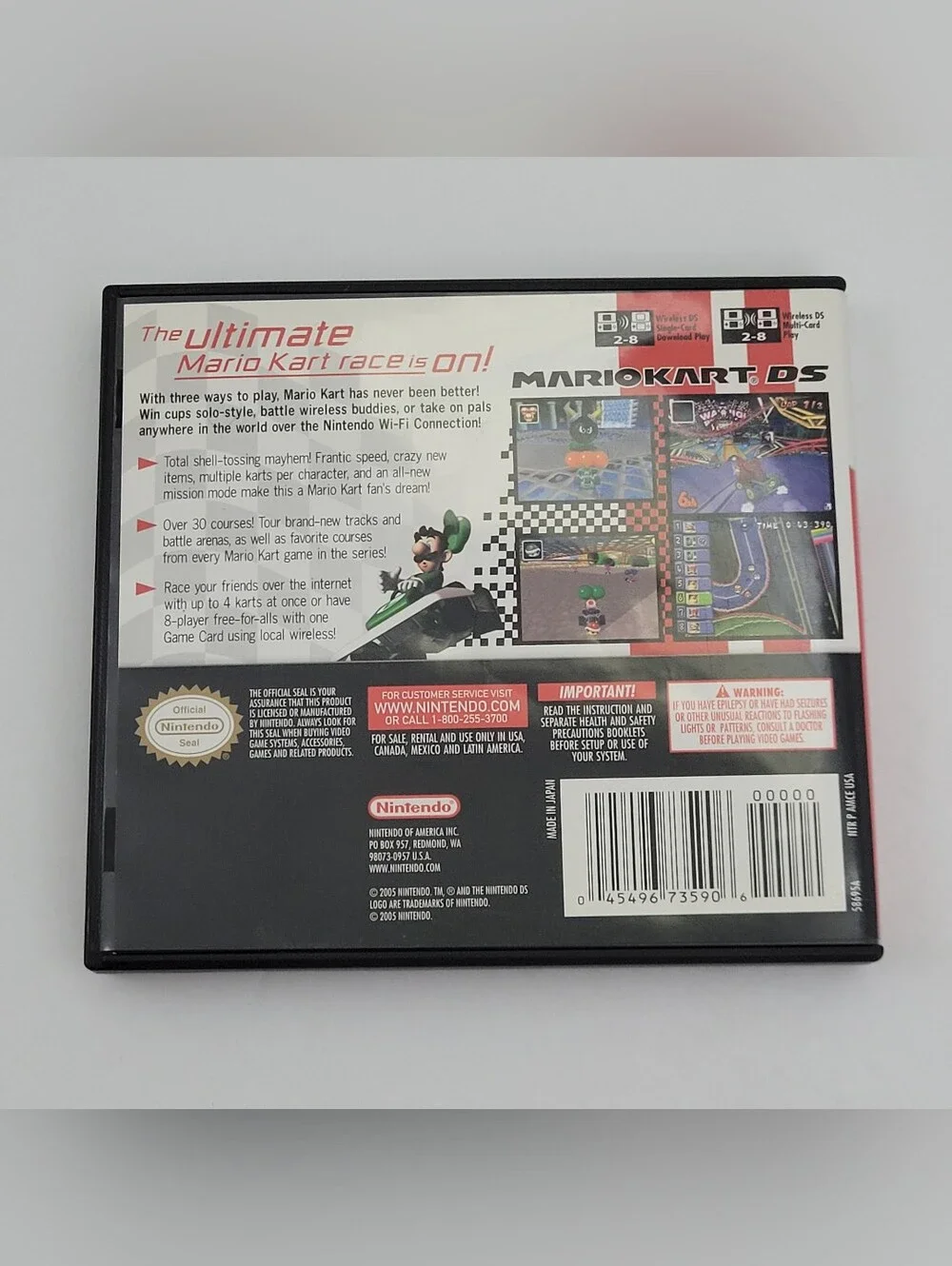 Mario Kart Nintendo DS Complete In Box CIB Tested Working